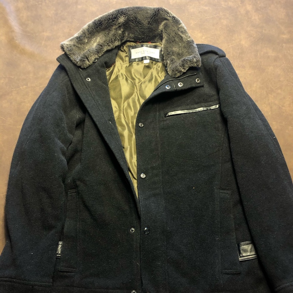 Marc Jacobs coat with removable fur